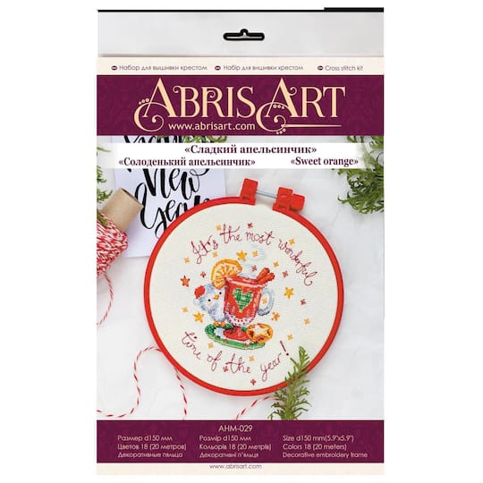 Abris Art Sweet Orange Cross Stitch Kit